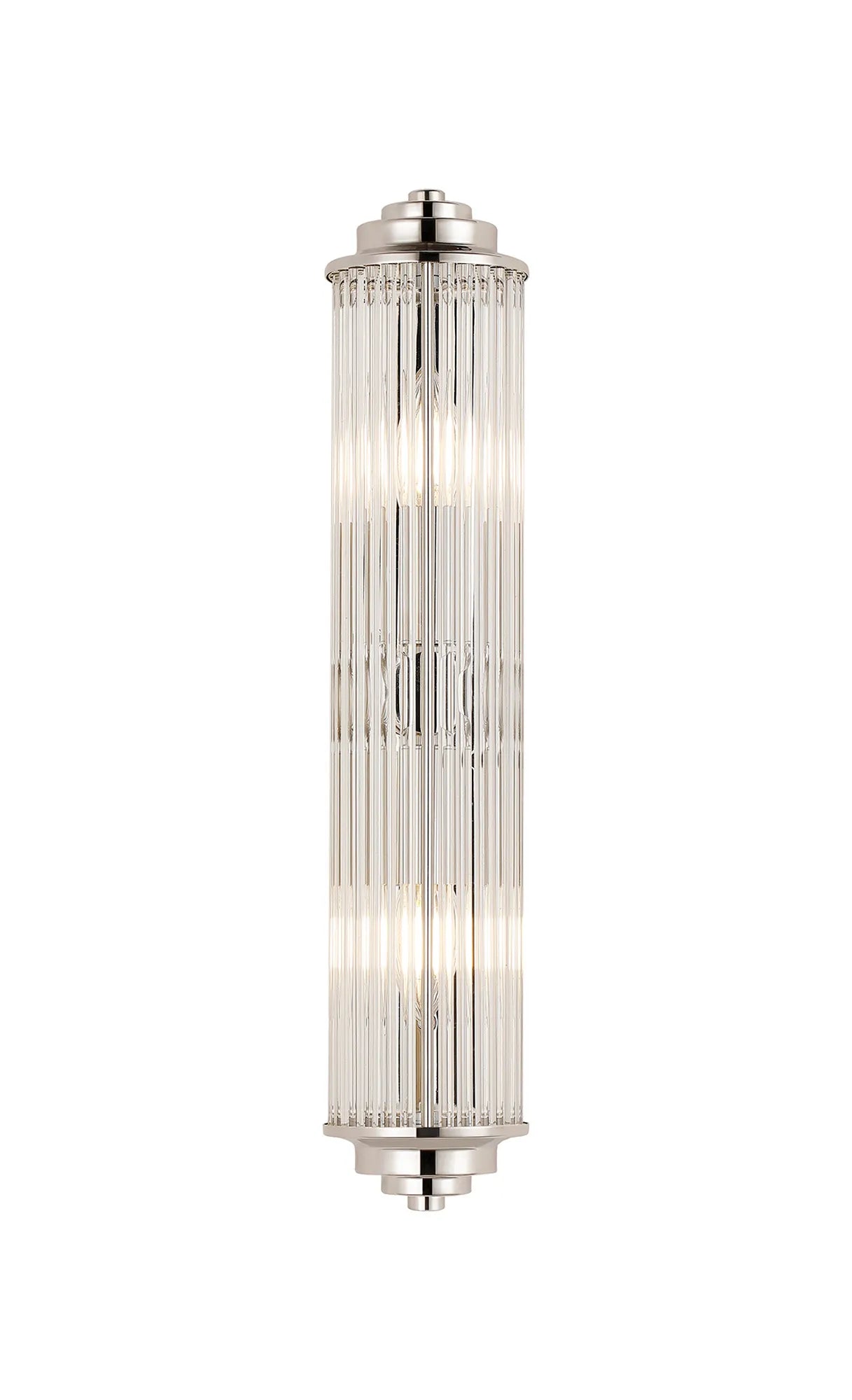 Gwen 2 Light Glass Rod Wall, E14, IP44, Various Colours/FInishes
