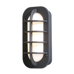 Loke Flush Wall Light IP23 - Matt Black