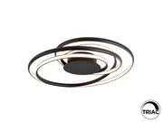 DANZA - BLACK CEILING LAMP D70