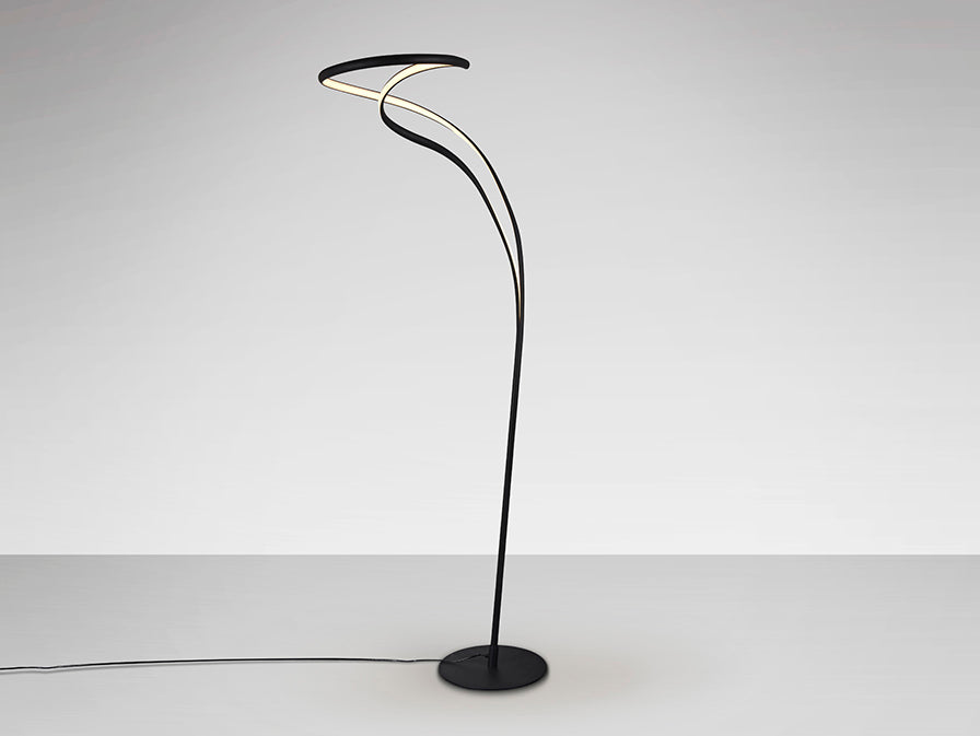 Danza Black Floor Lamp