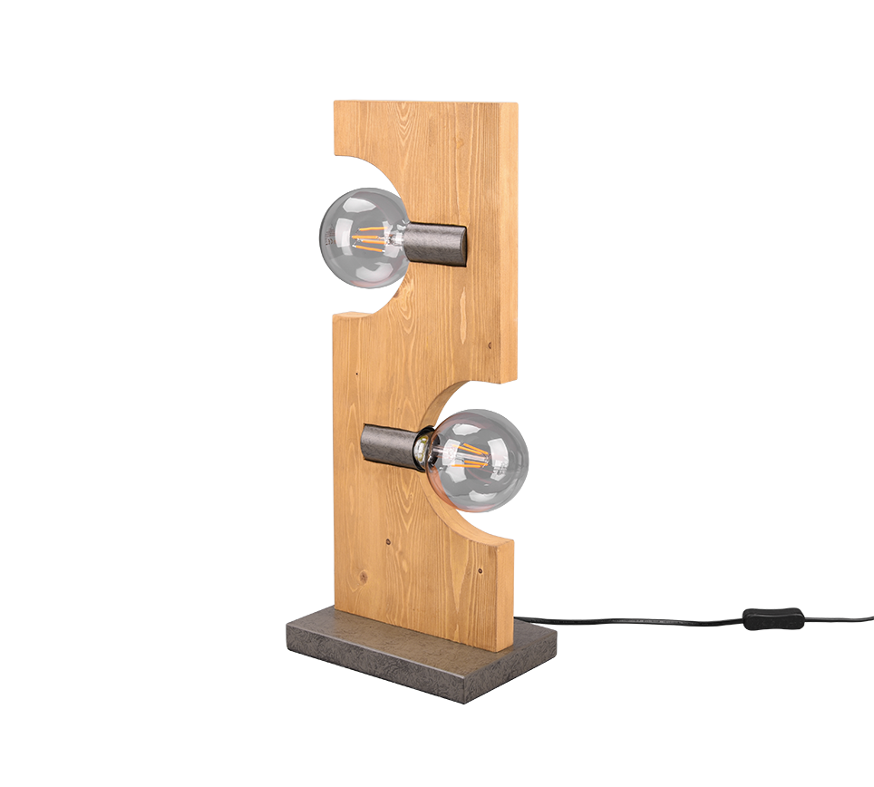 Tailor Table Lamp - Wood