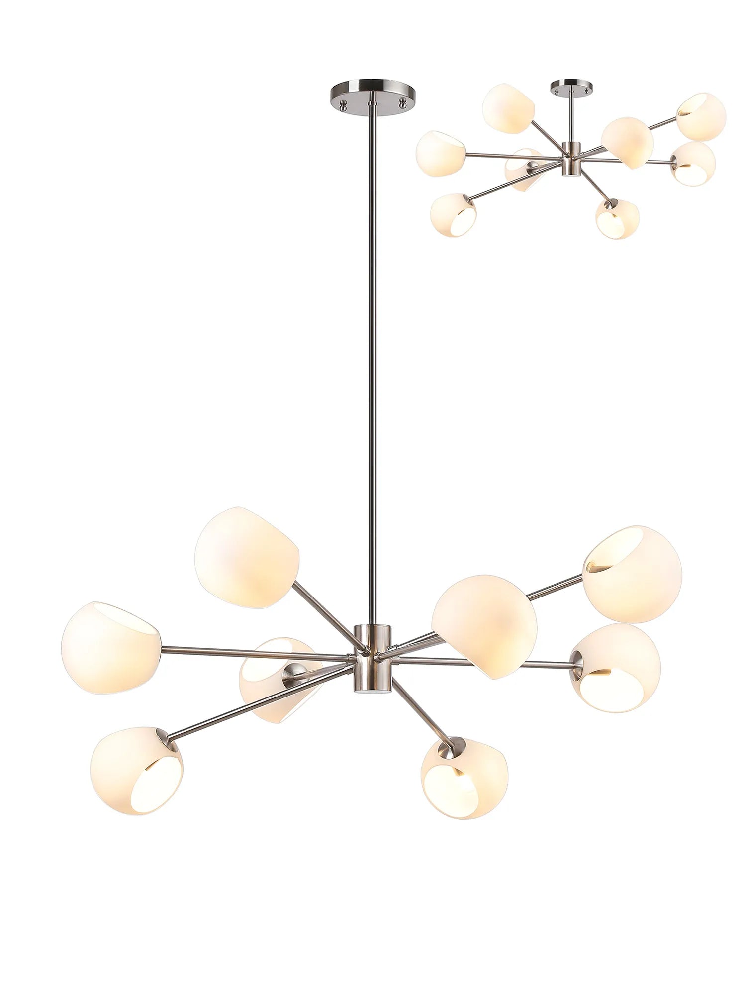 Delmar 6/8Lt Adjustable Centre Ceiling Light - Various Colours