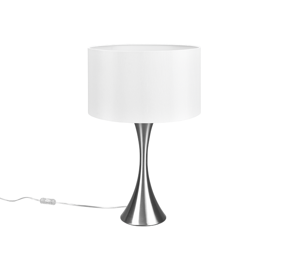 Sabia Table Lamp - Black/Nickel