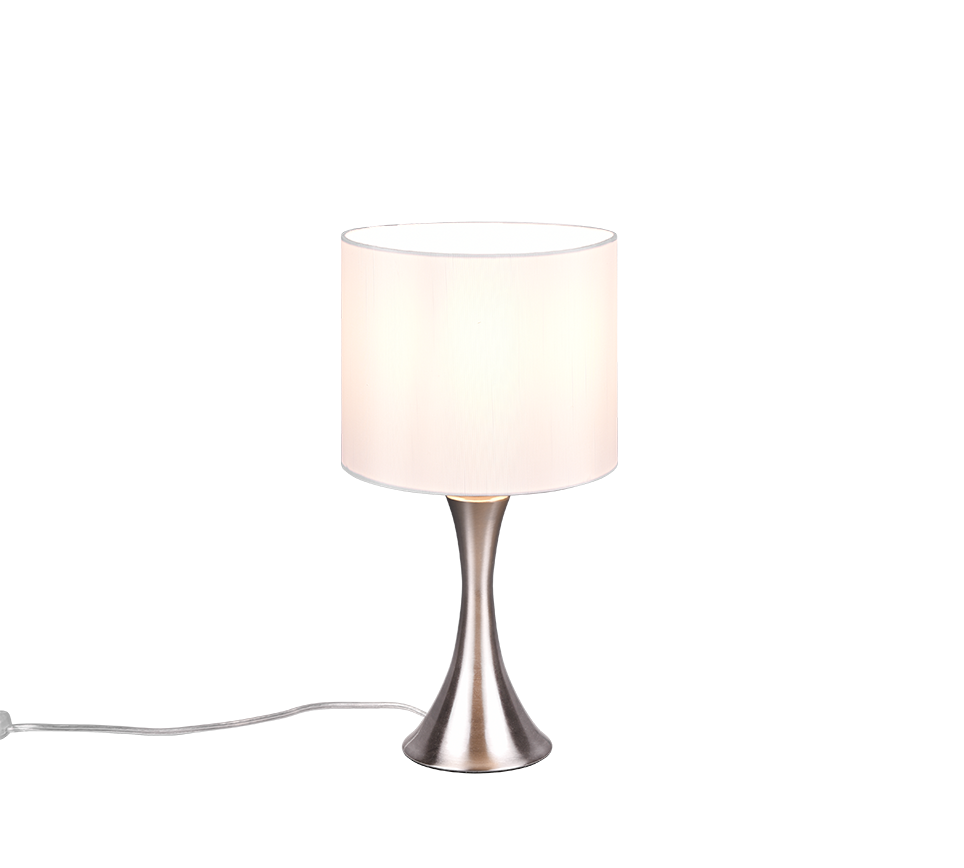 Sabia Table Lamp - Black/Nickel
