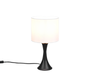 Sabia Table Lamp - Black/Nickel