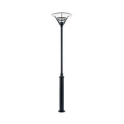 Gemini Complete White E27 IP44 - Matt Black/Matt