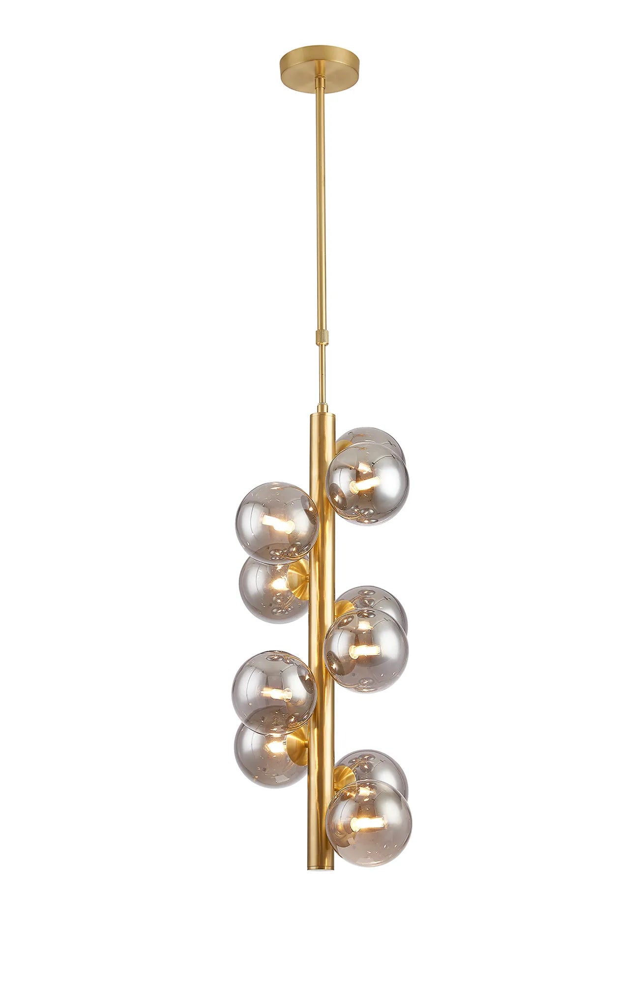 Seville 10LT Vertical Linear Telescopic Pendant - Various Colours
