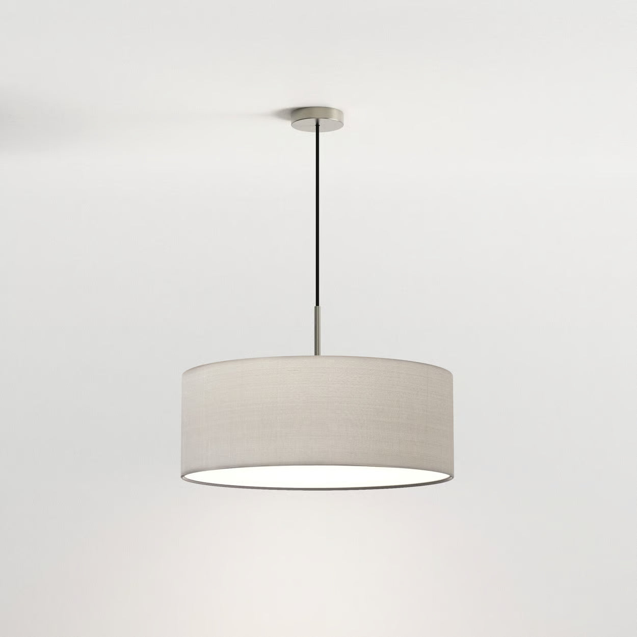 Cambria 3Lt Hanging Shade Light - White/Putty Fabric