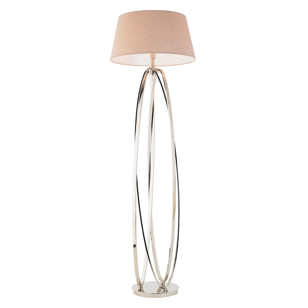 Akira Floor Lamp - Nickel