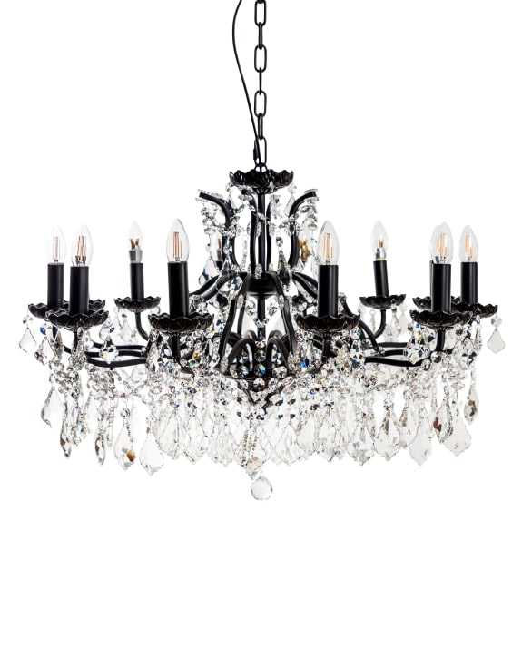 Jasmine 6/8/12Lt Chandelier Light - Various Finishes