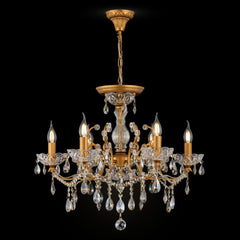 Sevilla 6/8Lt Chandelier - Gold Finish