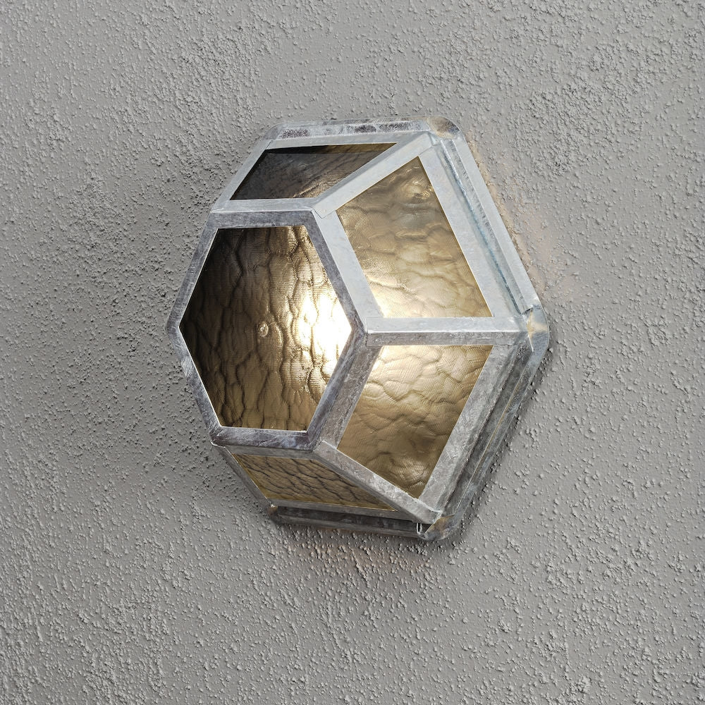 Castor Wall Light Copper/Black/Hot-Dip Galvanized E27 IP23