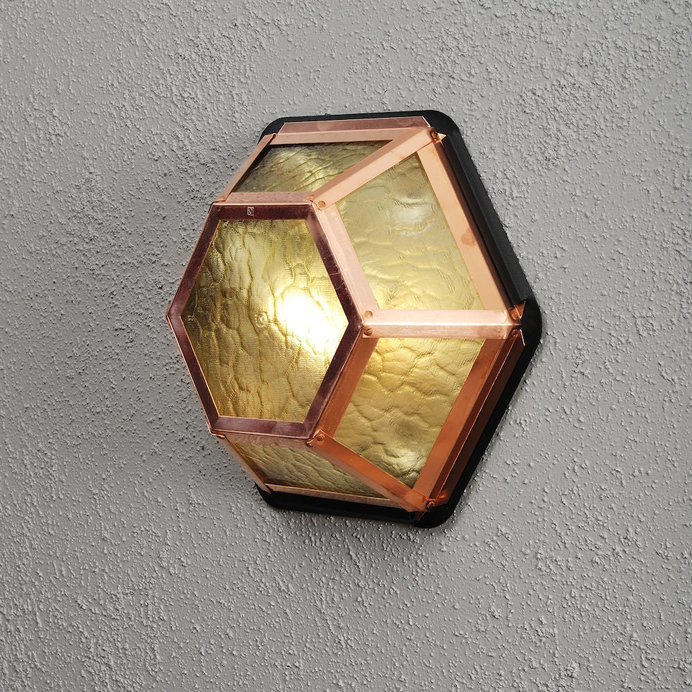 Castor Wall Light Copper/Black/Hot-Dip Galvanized E27 IP23