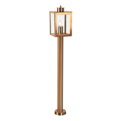 Saxton 1M Post Light IP44 - Copper/Black