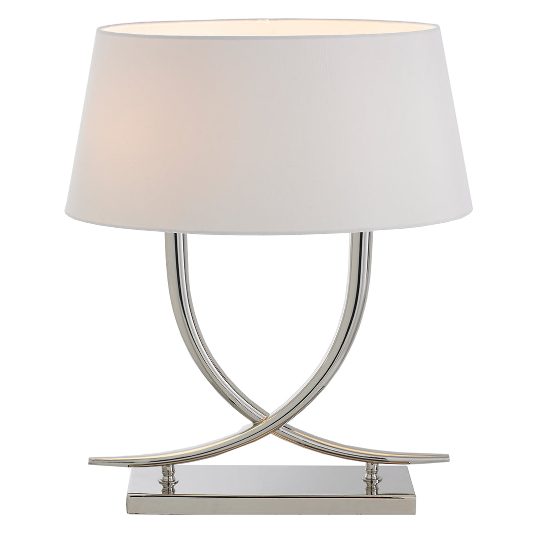 Arianna Table Lamp - Nickel