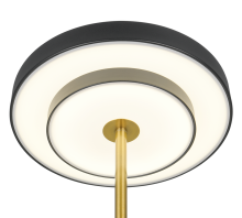 Keaton Table Lamp- Grey/ Black Gold Finishes