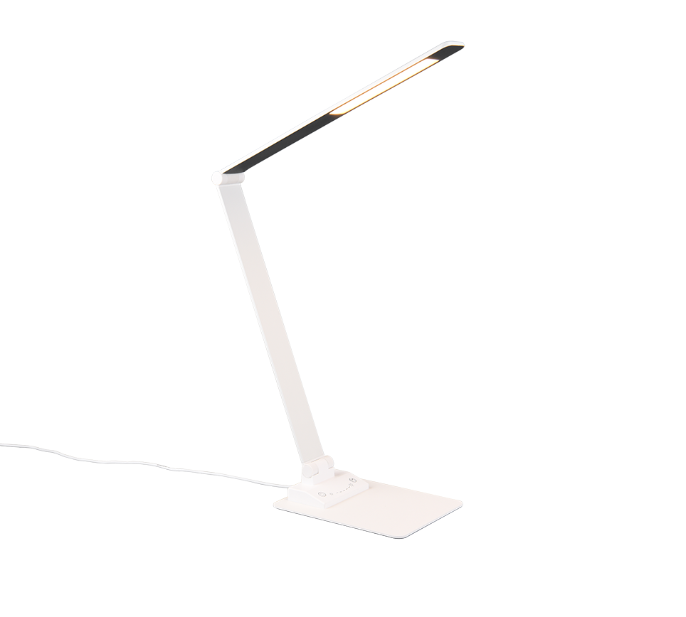 Travis Phone Charger Task/Reading Light - White/Black