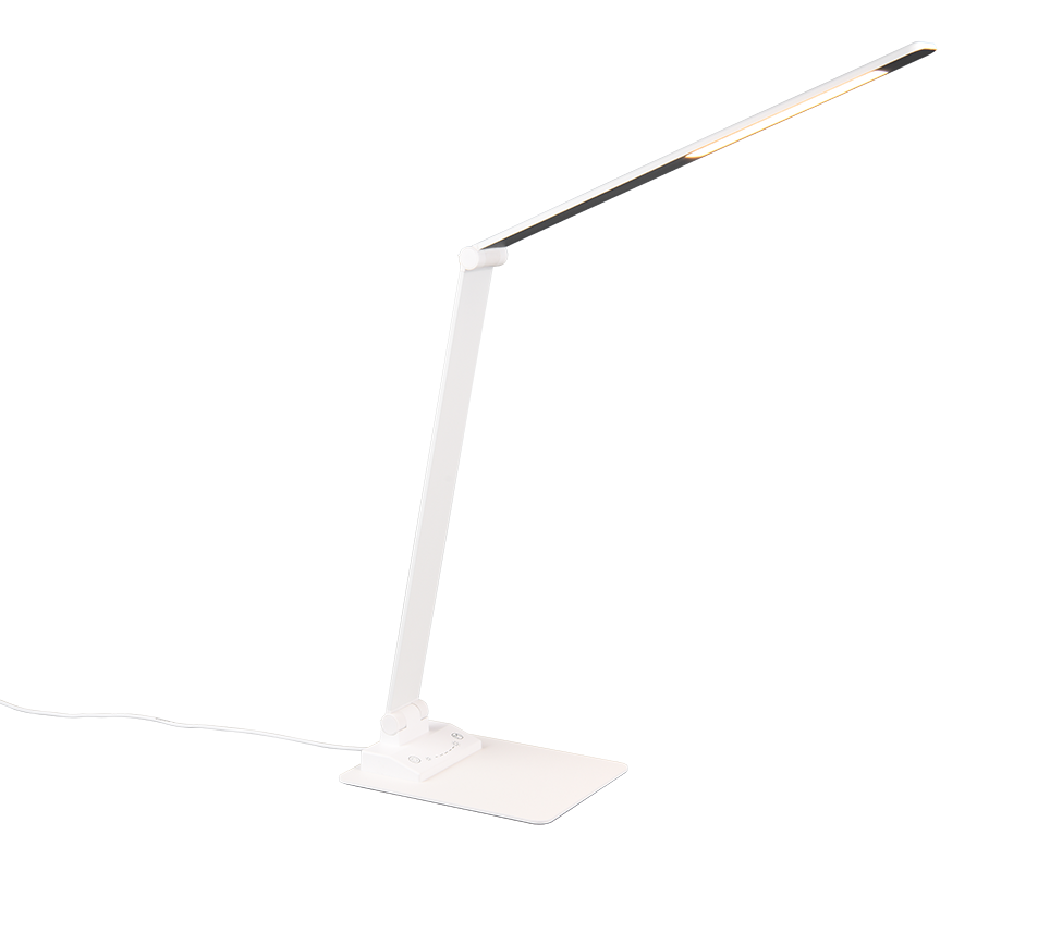 Travis Phone Charger Task/Reading Light - White/Black