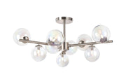 Seville 88cm Semi-Flush 3 Arm Ceiling Light, 9 x G9- Various Finish