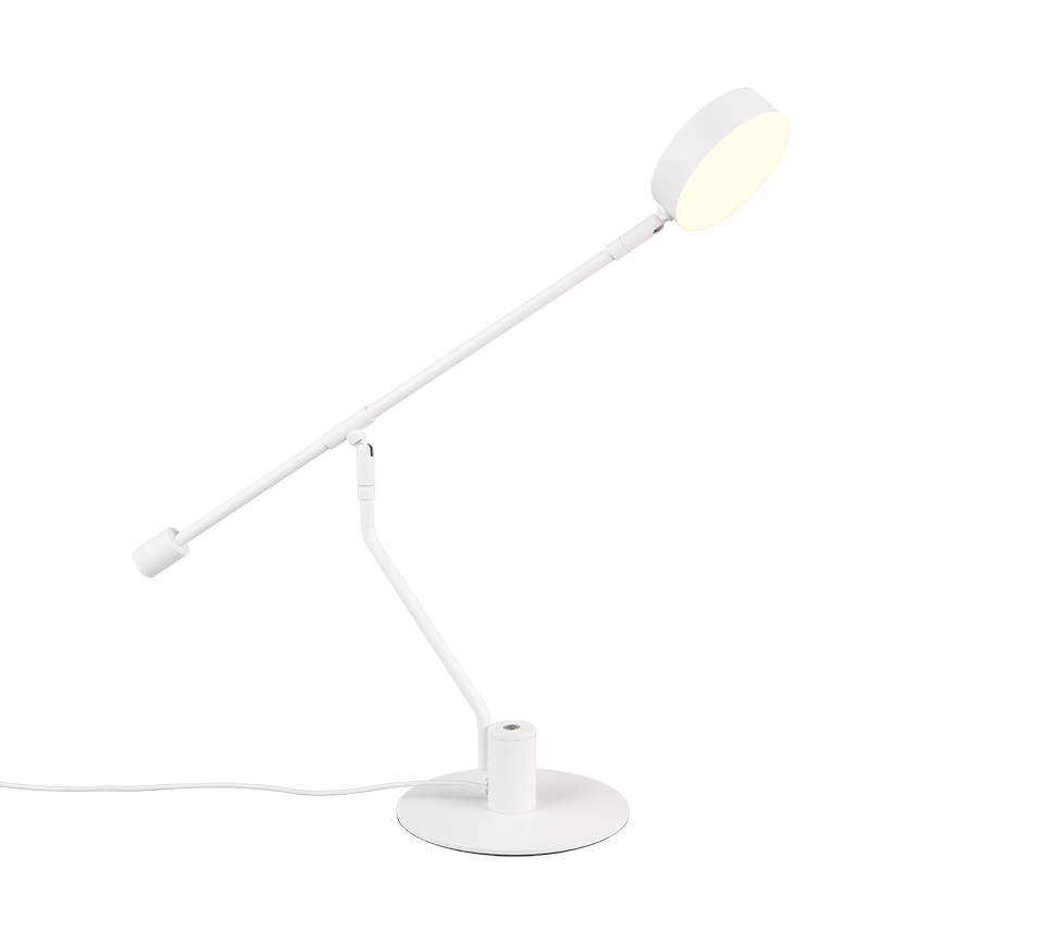 Manduro Task/Reading Table Lamp - White/Black