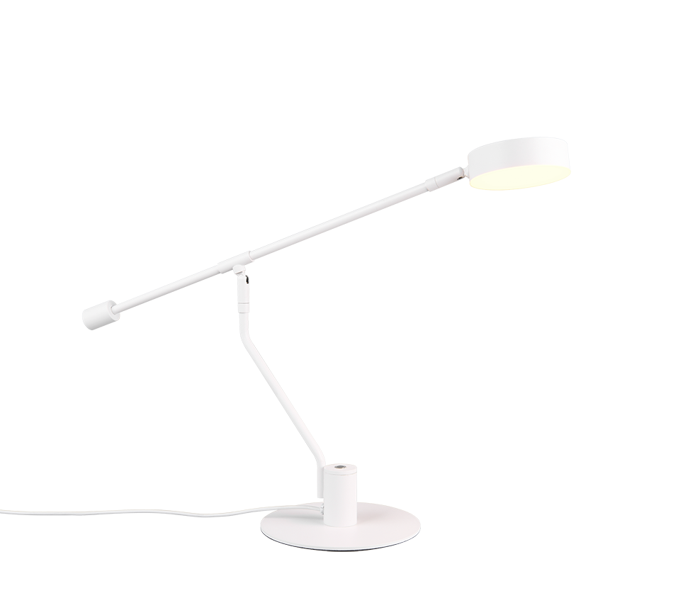 Manduro Task/Reading Table Lamp - White/Black