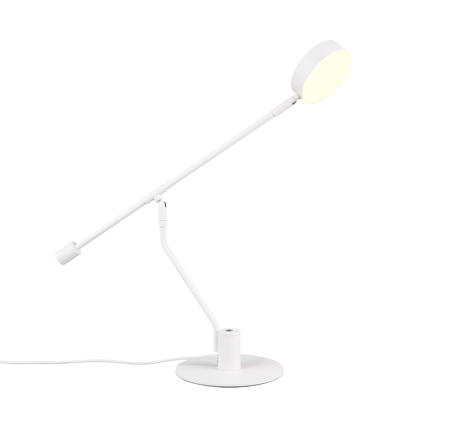 Manduro Task/Reading Table Lamp - White/Black