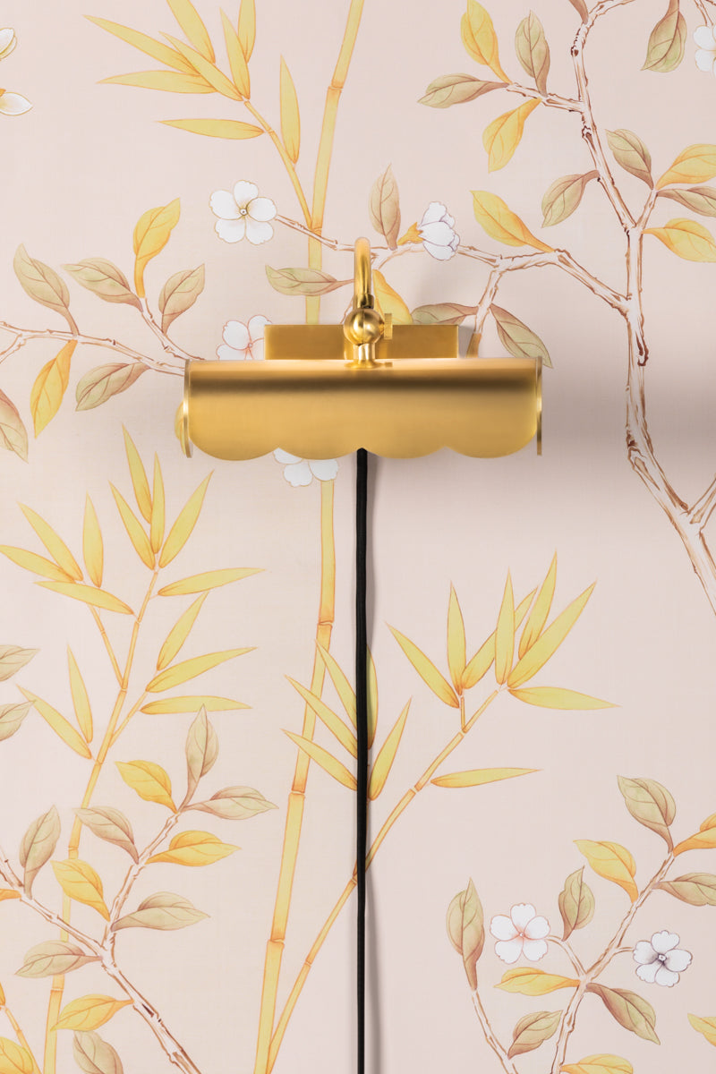 Fifi 2Lt Plug-in Picture Light - Aged Brass