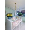Ivy 1Lt S/M/L Pendant - Brass/Nickel