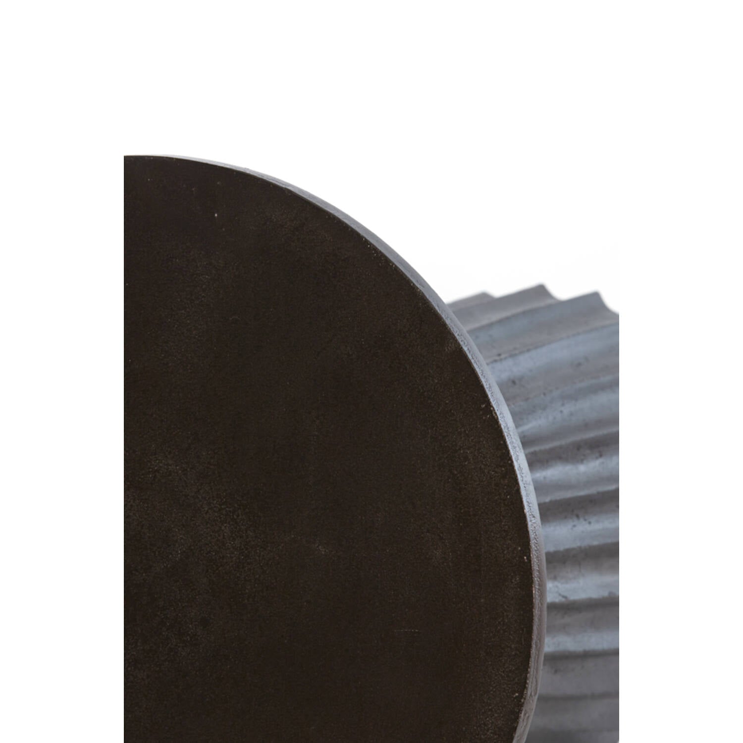 Veglia Side Table- Matt Dark Brown