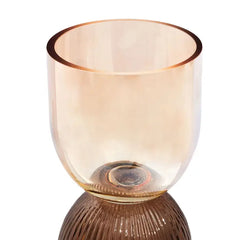 Esma Small Two Tone Glass Vase