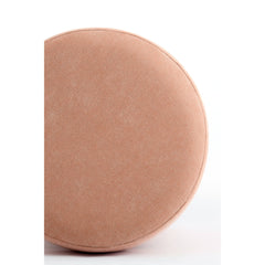 Curtea Pouf  Ø42x43 cm- Light Orange Finish