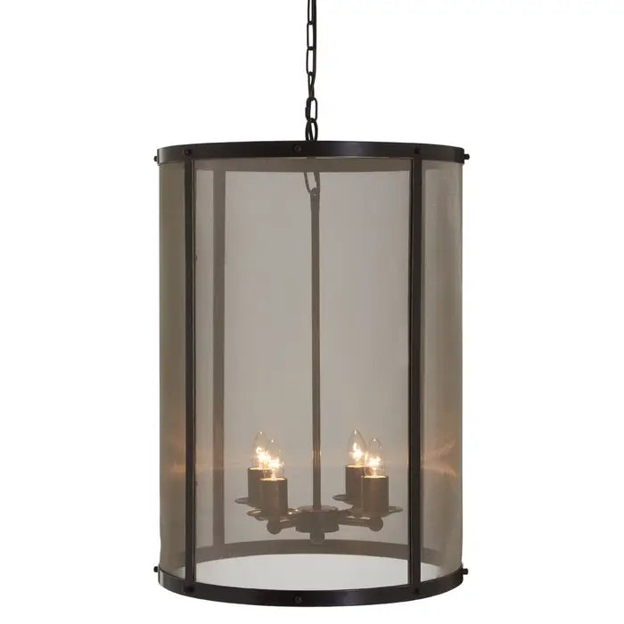 Hythe Black Pendant Light With Hints of Gold