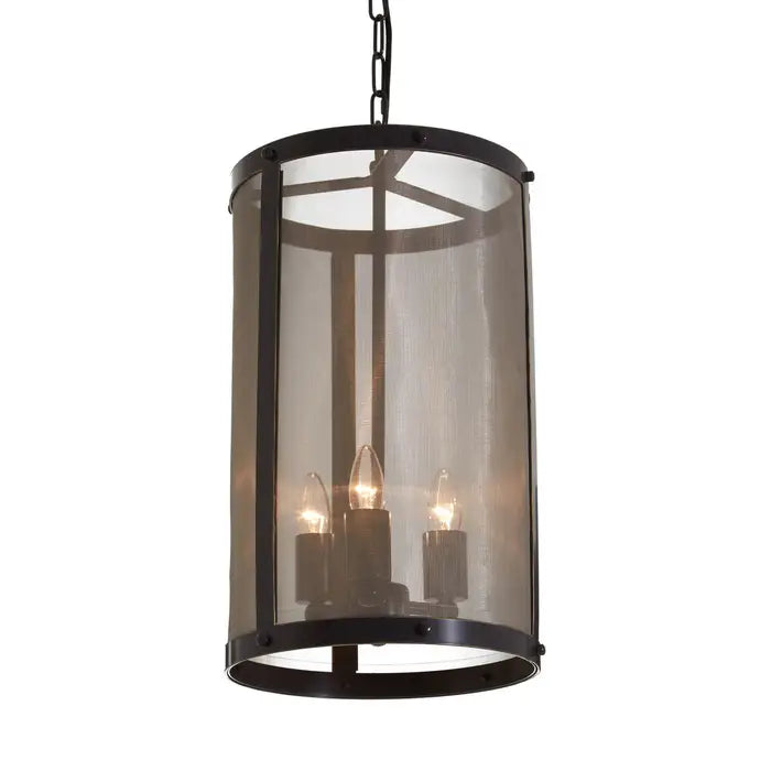 Hythe Black Pendant Light With Hints of Gold