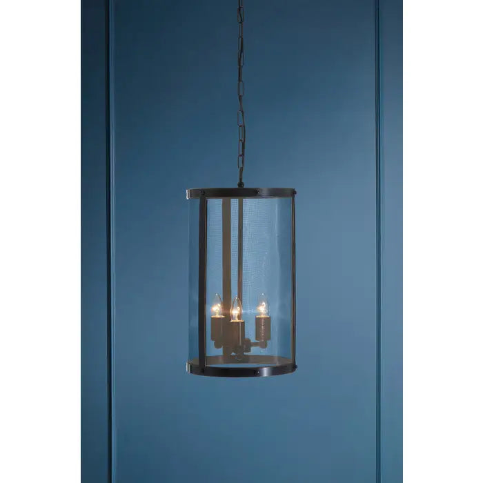 Hythe Black Pendant Light With Hints of Gold
