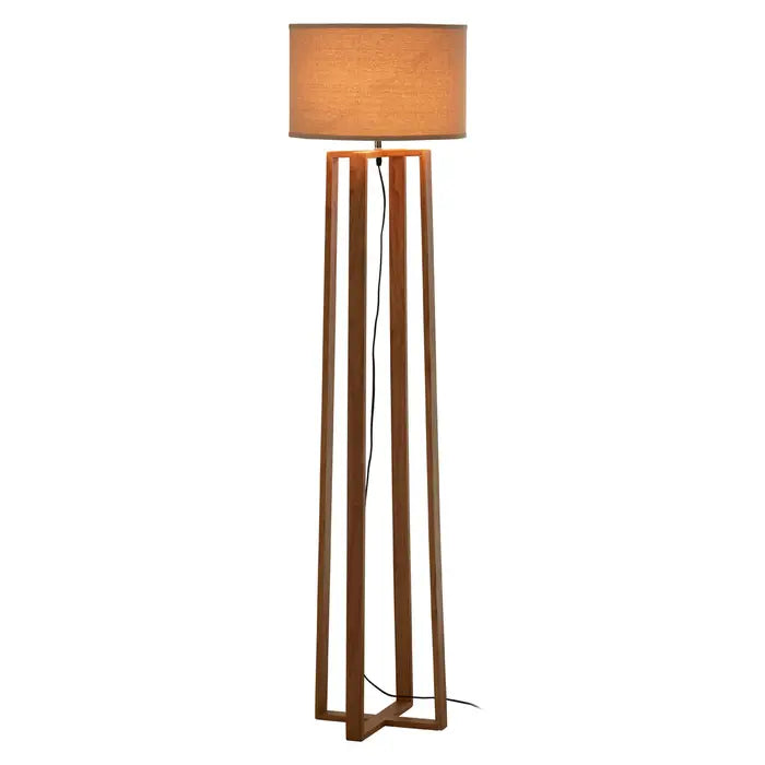 Lee Wooden Floor Lamp