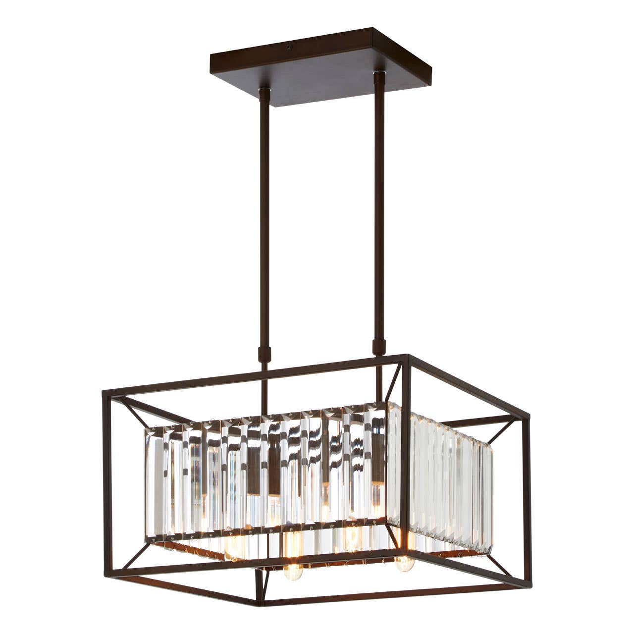 Alta 4/6Lt Black Finish Pendant Lamp