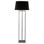 Luminaire Nickel Finish Rectangular Floor Lamp