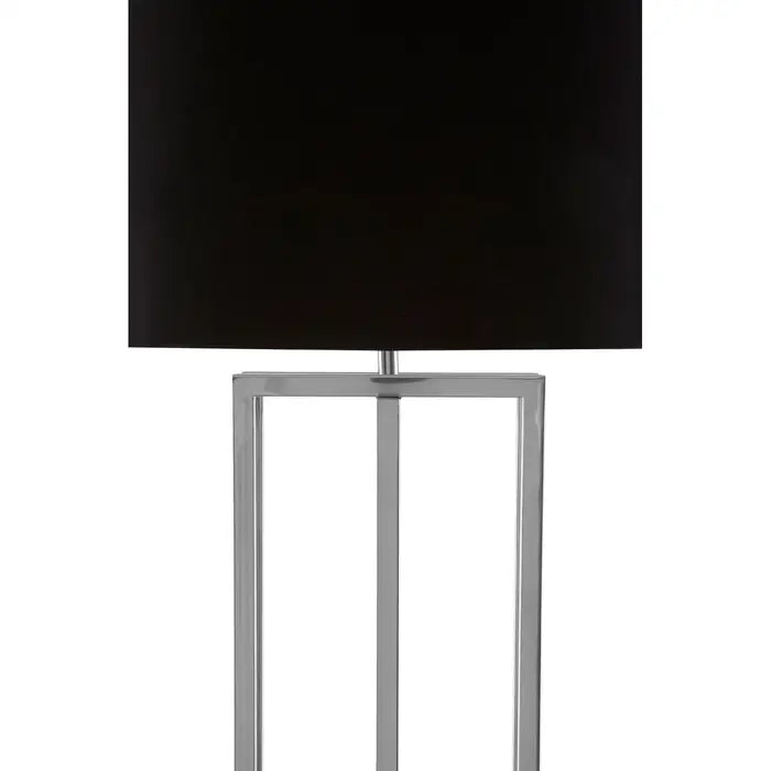 Luminaire Nickel Finish Rectangular Floor Lamp