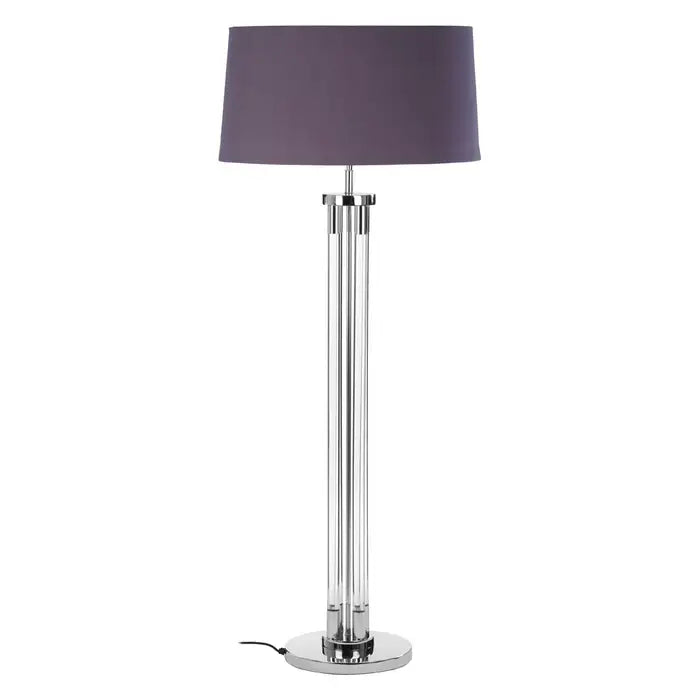 Skyla Tall Acrylic And Tubular Base Floor Lamp