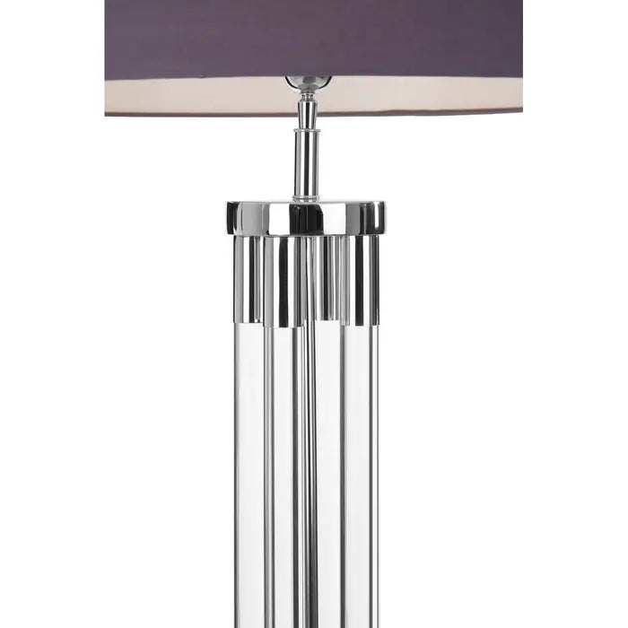 Skyla Tall Acrylic And Tubular Base Floor Lamp