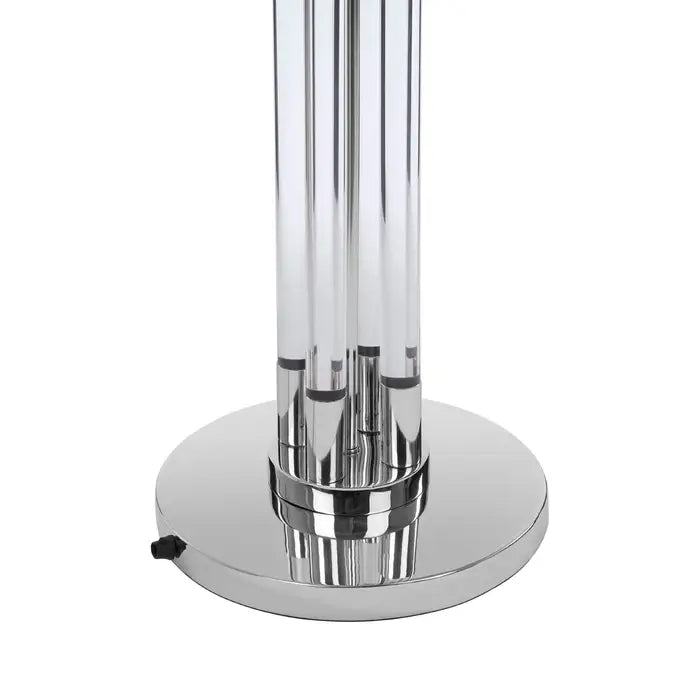 Skyla Tall Acrylic And Tubular Base Floor Lamp