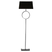 Azure Floor Lamp with Stone Base