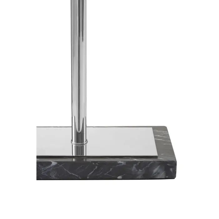 Azure Floor Lamp with Stone Base
