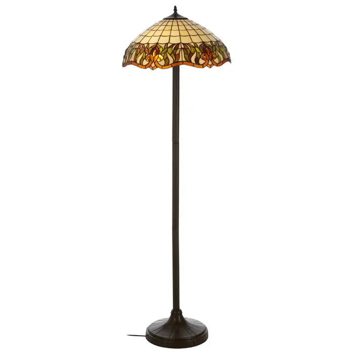 Chateau Tiffany Umbrella Shade Floor Lamp