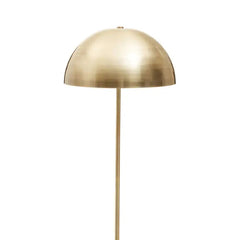 Maxwell Floor Lamp in Brushed Brass and Marble Base