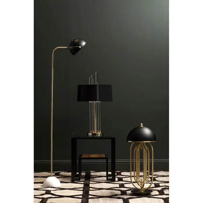 Murdoc Floor Lamp With Black Shade