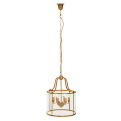 Hythe 6 Bulbs Pendant Light- Brass & Chrome Finishes