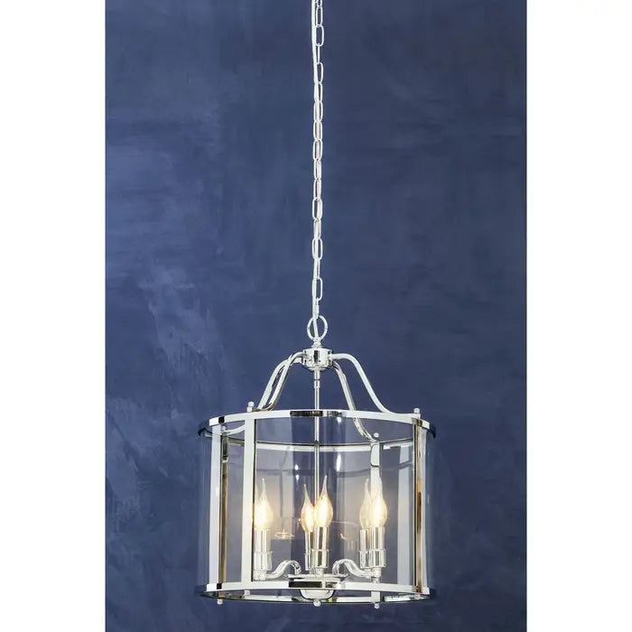 Hythe 6 Bulbs Pendant Light- Brass & Chrome Finishes