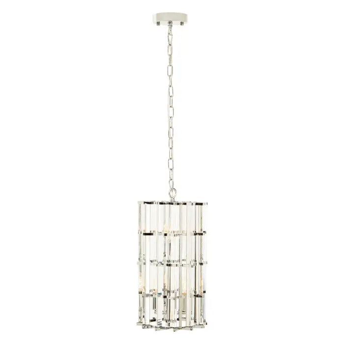Kearney Vertical Lantern Ceiling Lights- Brass & Chrome Finishes