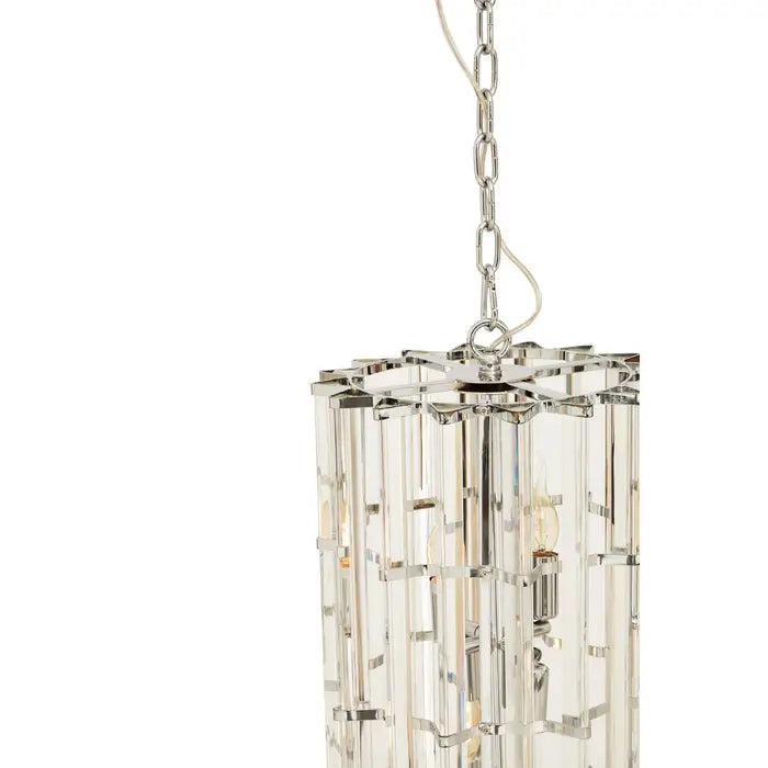 Kearney Vertical Lantern Ceiling Lights- Brass & Chrome Finishes